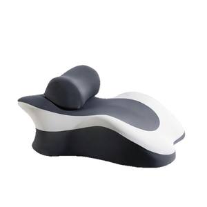 Almohada de espuma viscoelástica Erota para respaldo, gris, oblonga, soporte moderado, para dormitorio, salón de belleza, uso adulto - Product Image 1
