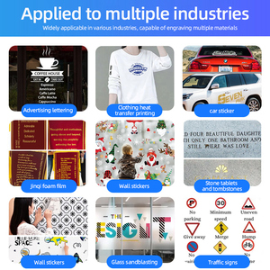 Độ chính xác cao Tự động Vinyl Khắc Máy tốc độ cao dấu hiệu cắt đồ thị vẽ - Product Image 3