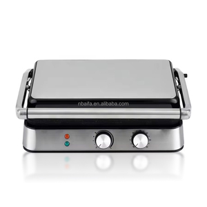 Aifa 34*23cm XL <span class=keywords><strong>XXL</strong></span> Plaque détachable à 6 tranches <span class=keywords><strong>Grill</strong></span> <span class=keywords><strong>Panini</strong></span> professionnel 2200W 2000W Grande grille de contact mécanique avec minuterie - Product Image 2