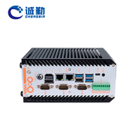 AI Robot Mini Computer Box 12th 13th 14th Gen Core I5 I7 Ultra 185H 2 Lan 5Com X86 Embedded Edge IOT Industrial Fanless Mini Pc