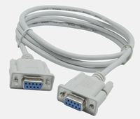 RS232 DB9 hembra a hembra completa-por cable