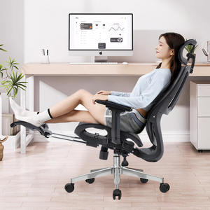 <span class=keywords><strong>Chaise</strong></span> de <span class=keywords><strong>bureau</strong></span> ergonomique en maille avec repose-pieds, appui-tête réglable et soutien lombaire, mobilier de <span class=keywords><strong>bureau</strong></span> pour le <span class=keywords><strong>bureau</strong></span> à domicile - Product Image 1