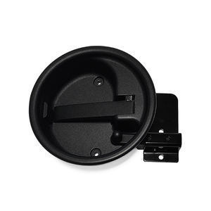 Assemblage de poignée intérieure de <span class=keywords><strong>porte</strong></span> de voiture de <span class=keywords><strong>camping</strong></span> de VR revêtement en poudre noire serrure antivol en alliage de zinc boulon de sécurité pièces de rechange automatiques - Product Image 1