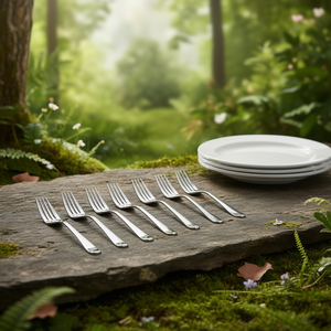 Juego de tenedores para postre 6 piezas Inox (15,2cm) CHARME Cromo brillante PL6180CR10 - Product Image 3