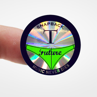 Autocollant holographique à matrice de points avec impression personnalisée de votre propre logo