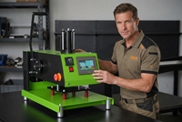 Presse à chaud électrique entièrement automatique haute performance AP2361, nouvelle, avec double table de travail mobile, transfert thermique par sublimation