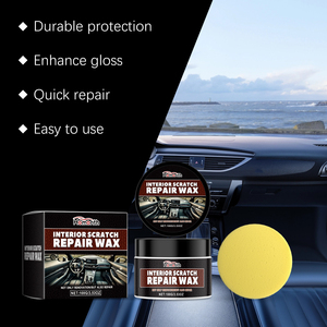 Rayhong 120g Nano Silicone Car Care Set Éponge en tissu <span class=keywords><strong>de</strong></span> cire pour pare-chocs Pièces en <span class=keywords><strong>plastique</strong></span> Nettoyage Couleur Lustre Restauration Garantie 3 ans - Product Image 3