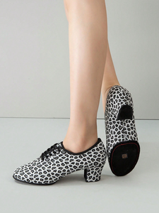 Zapatillas de deporte de baile latino moderno para mujer Zapatos de entrenamiento cómodos de 5cm con suela de gamuza - Product Image 2