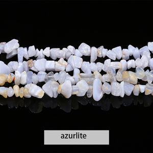 Generico 5-8mm irregolare perline di pietra naturale con fori quarzo Agates <span class=keywords><strong>Lapis</strong></span> per la creazione di gioielli fai da te bracciale collana - Product Image 5