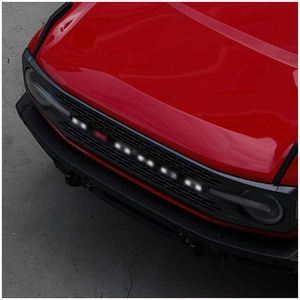 Emblema de Rejilla Delantera para Ford <span class=keywords><strong>Bronco</strong></span> 2021 <span class=keywords><strong>2022</strong></span>, Cubierta Decorativa con Letras Luminosas, Insignia de Letras ABS para la Parte Delantera del Automóvil, Accesorios de Iluminación para Automóviles - Product Image 6