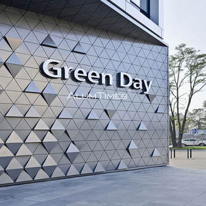 Al aire libre edificio <span class=keywords><strong>de</strong></span> aluminio Interior decorativo <span class=keywords><strong>de</strong></span> pared <span class=keywords><strong>de</strong></span> Metal revestimiento <span class=keywords><strong>de</strong></span> fachada 3D <span class=keywords><strong>de</strong></span> aluminio sólido Panel - Product Image 6