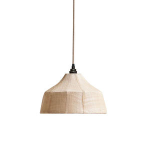 Lampe suspendue Wabi Sabi ronde, base d'ampoule E27, diamètre 30 40 50 60 cm, pour restaurant, bar, café, style chinois - Product Image 5