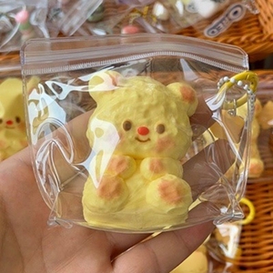 Juguete Antiestrés de Plástico con Forma de Bola de Arroz y Yema de Huevo, Regalo Creativo para Estudiantes, Niños y Adultos - Product Image 3