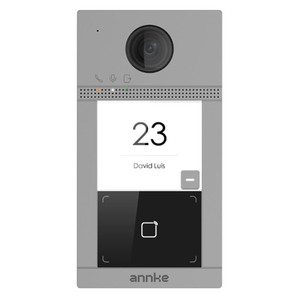 Station de porte de villa <span class=keywords><strong>ANNKE</strong></span> à 1 bouton, caméra 2 MP avec infrarouge supplémentaire, alimentation PoE standard, IK08 IP65, appels plus faciles - Product Image 2