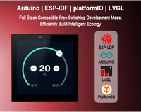 Tablette Sunworld 4 pouces ESP32 POE avec FreeRTOS intégrée au mur pour thermostat, moniteur intelligent