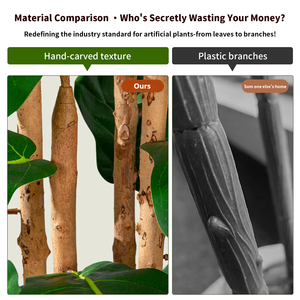 Albero di Ficus Artificiale Stereoscopico ad Alta Simulazione, Albero di Banyan Sempreverde per Decorazioni Interne ed Esterne - Product Image 4