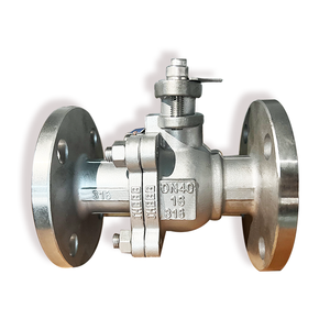 Q41f thép không gỉ Hướng dẫn sử dụng mặt bích bóng van đúc chính xác chuyển đổi hướng dẫn sử dụng hai chiều Mặt bích bóng van - Product Image 1