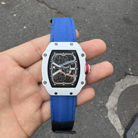 Montre en fibre de carbone Spot 67 02 pour homme, montre-bracelet à quartz ultra-fine, montre de luxe haut de gamme, mode, affaires, étanche