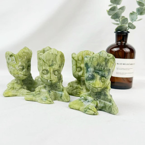 Vente en gros de cristaux artisanaux de haute qualité, jade Xiuyan <span class=keywords><strong>Groot</strong></span>, texture de jade premium pour la régénération - Product Image 3