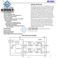 JQW AD7400AYRWZ-RL (SOP-16) Convertisseur analogique-numérique Puce Acquisition de données Modulateur Neuf d'origine CI Circuit intégré