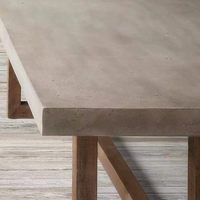 Tables personnalisables de luxe, cadre rustique, meubles de salon en bois recyclé, tables consoles en bois