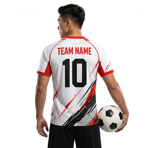 Custom Soccer Uniform Personalized 100% <b>Polyester</b> Moisture-Wicking Breathable Heat-Transfer Printed Shirt Shorts <b>Socks</b> Team - Product Image 3