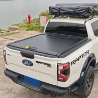 Couverture de benne de camionnette rétractable en aluminium rigide de 5,5' pour F150