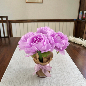 Fiore artificiale <span class=keywords><strong>sposa</strong></span> che tiene Bouquet di peonia artificiale-vero tocco <span class=keywords><strong>fiori</strong></span> di nozze, adatto <span class=keywords><strong>per</strong></span> il matrimonio di san valentino - Product Image 6