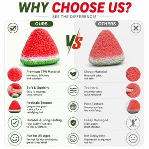 Hot Selling High Quality Squishy Toys TPR Watermelon Sushi Squeeze Toy for Children - Product Image 6