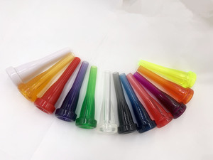 Boquilla de <span class=keywords><strong>Trompeta</strong></span> de Plástico Transparente de Color Morado, 3C/5C/7C, de Bajo Precio - Product Image 2