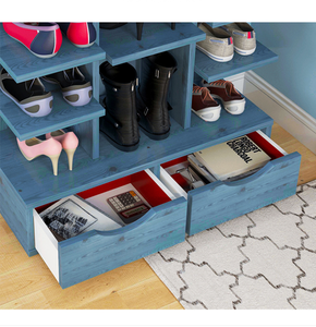 Armoire à <span class=keywords><strong>chaussures</strong></span> en bois MDF, Simple et moderne, pour salon, étagères de rangement portables, organisateur de <span class=keywords><strong>chaussures</strong></span>, à l'entrée - Product Image 3