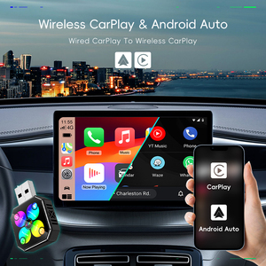 Wholesale Manufacturer <b>Plug</b> & Play Converts Wireless Carplay Android Auto Mirror Link Airplay 4 in 1 Carplay <b>Adapter</b> for Car - Product Image 3