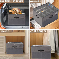 Boîte de rangement pour chaussures en tissu non tissé pliable grande capacité avec fermeture éclair pour sous le lit – Vente en gros Amz