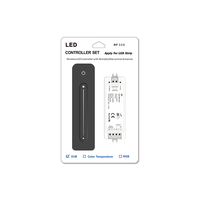 Ensemble Contrôleur de Bande LED RF V1+R11 8A*1CH avec Télécommande Gradateur, Sortie 1 Canal, Charge Max. 288W