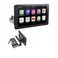 Autoradio Android 9 pouces simple DIN avec écran tactile CarPlay, navigation GPS, radio FM, Bluetooth et fonction Mirror Link