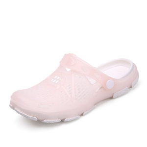 Women Summer Breathable PVC <b>Clogs</b> Open Toe EVA Sole Beach Garden Shoes Light Weight Outdoor Sandals - Product Image 3