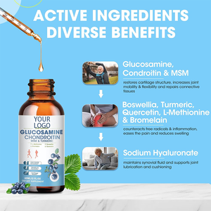 Zerdeçal Quercetin ortak destek takviyeleri ile özel etiket glukozamin kondroitin <span class=keywords><strong>Msm</strong></span> sıvı - Product Image 2