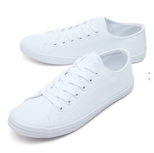 Zapatillas <span class=keywords><strong>de</strong></span> Lona para Mujer, Estilo Casual, con Cordones, <span class=keywords><strong>de</strong></span> Caña Baja, con Cordones Adicionales - Product Image 3