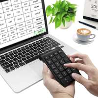 22-toetsen multifunctioneel Bluetooth-nummerblok Draadloos numeriek toetsenbord Toetsenborduitbreidingen voor laptop/desktop/pc's