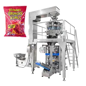 Samfull Automatische Zakje Snack Verpakking Sachet Boon Pinda Noot Gedroogd Fruit Candy Chips Puff Snack Verpakkingsmachine