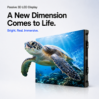 Affichage LED 3D polarisé passif sans effet fantôme Bestar personnalisé avec une qualité 3D époustouflante pour les expositions d'aquariums, de musées et de jardins botaniques