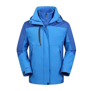 Outdoor Jacket Waterproof Women Lightweight Outdoor Running Jacket Nylon Polyester Jacket Outdoor Seamless Unisex Blue Color