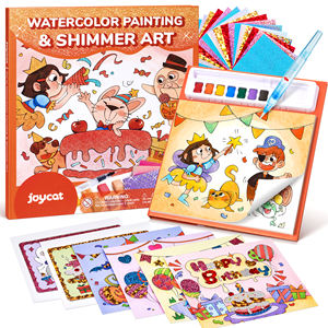 Joycat <span class=keywords><strong>Animaux</strong></span> Peinture Jouets Éducatifs <span class=keywords><strong>Aquarelle</strong></span> Livre Pour Enfants Coloriage Livre Impression Services Enfants Apprentissage Livres - Product Image 1