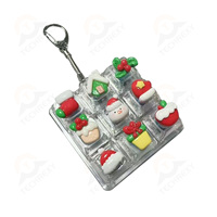 Jouet de décompression TechRexy Cartoon 3D Keycap, style cristal, design lumineux, personnalisation OEM, logo personnalisé, plusieurs tailles