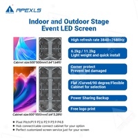 Écran LED d'intérieur à louer P1.9 P2.5 P2.6 P3.91 P4.81 pour Scène d'Église, Toiles de Fond Publiques, Mur Vidéo LED, Panneau LED