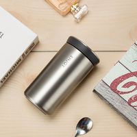 Zogifts Tasse à café isotherme portable en acier inoxydable pour couple, 350 ml, thermos, gobelet à double paroi, isolation sous vide, sublimation