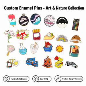 Broche de sécurité personnalisée en métal émaillé rigide sur le thème de l'anime, artisanat durable pour <span class=keywords><strong>les</strong></span> cadeaux du Nouvel An chinois et de la Fête des Pères - Product Image 3