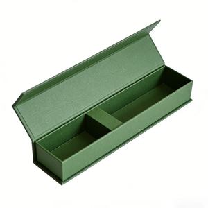 קופסאות קשיחות למתנות בצבע אחיד, בצורת צדפה, עם ספוג פנימי, סגירה מגנטית, ואריזת נייר בהתאמה אישית, למכירה בסיטונאות. - Product Image 3