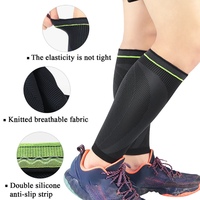 Manchon de compression pour mollets, idéal pour la course à pied, soutient les jambes et aide à soulager les périostites tibiales – Vente chaude