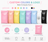 Enveloppes matelassées pour expédition, sacs pour T-shirts, résistants à l'humidité, recyclés, avec logo personnalisé, impression en héliogravure, PVC/PE, personnalisables pour vêtements